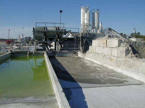 Settling Basin Concrete Plant