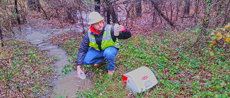 Can I take my own stormwater samples?