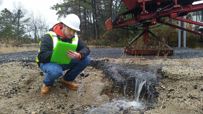 RMA consultant completing stormwater permit application