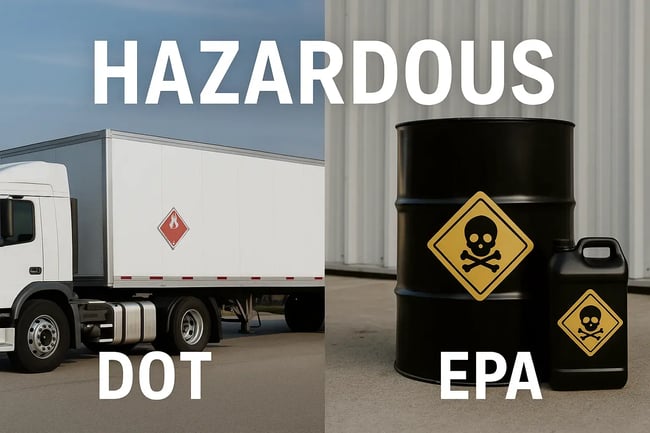hazardous materials vs wastes
