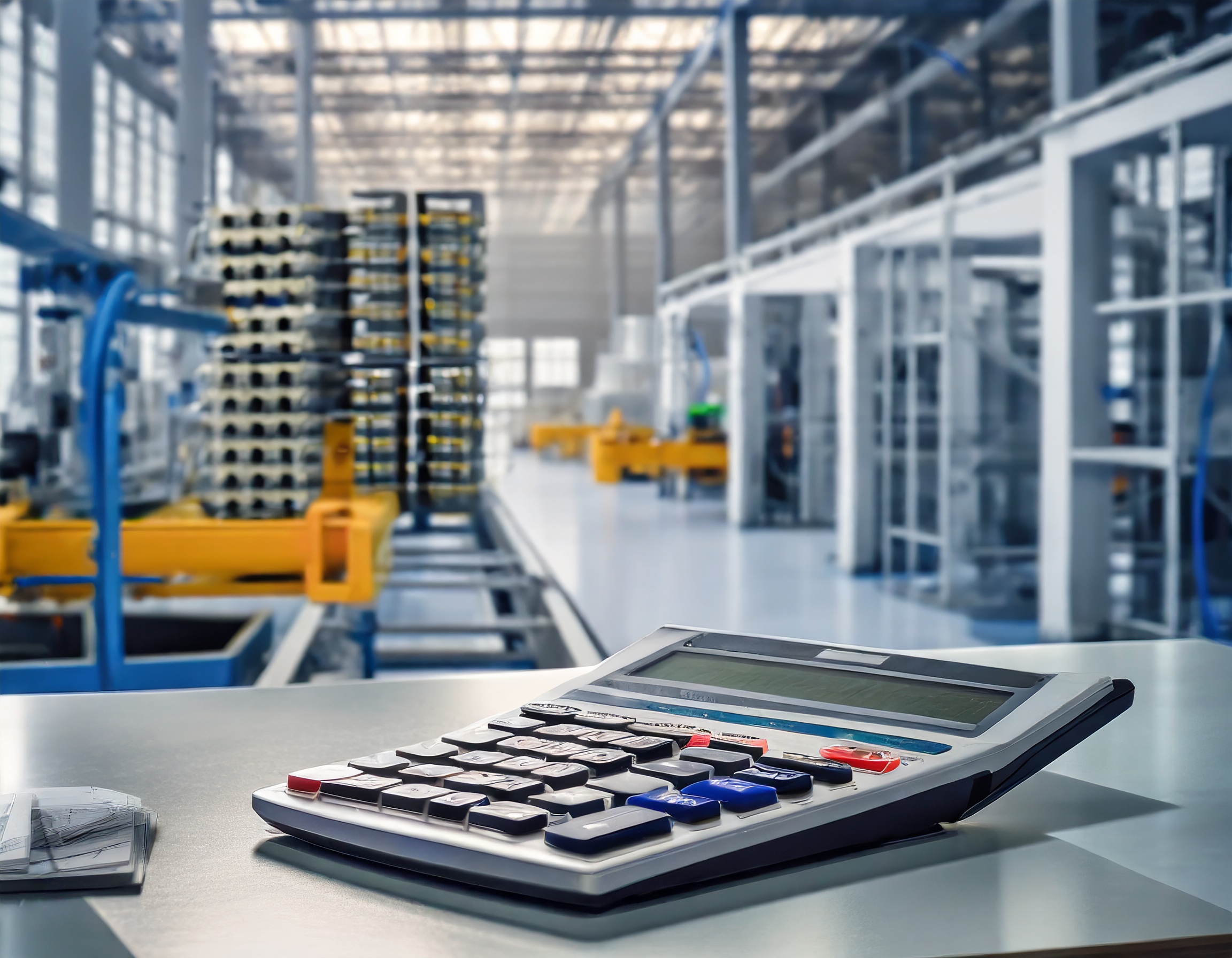 How much does the GP-020A for R&D Operations in NJ really cost? Calculator on table at R&D facilitu in New Jersey