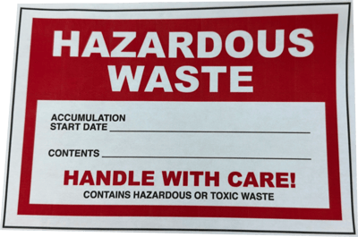 Good Hazardous Waste Label