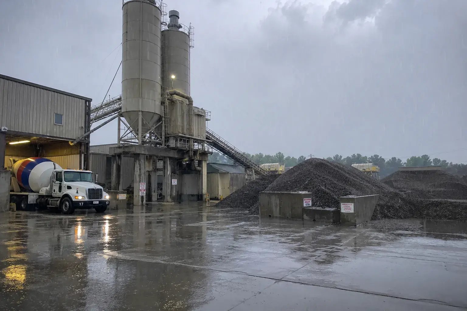 NPDES permitting and water management for concrete plants