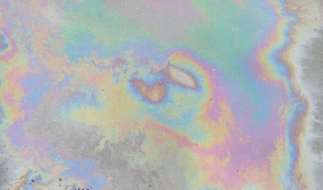 rainbow colored oil sheen oil sheen