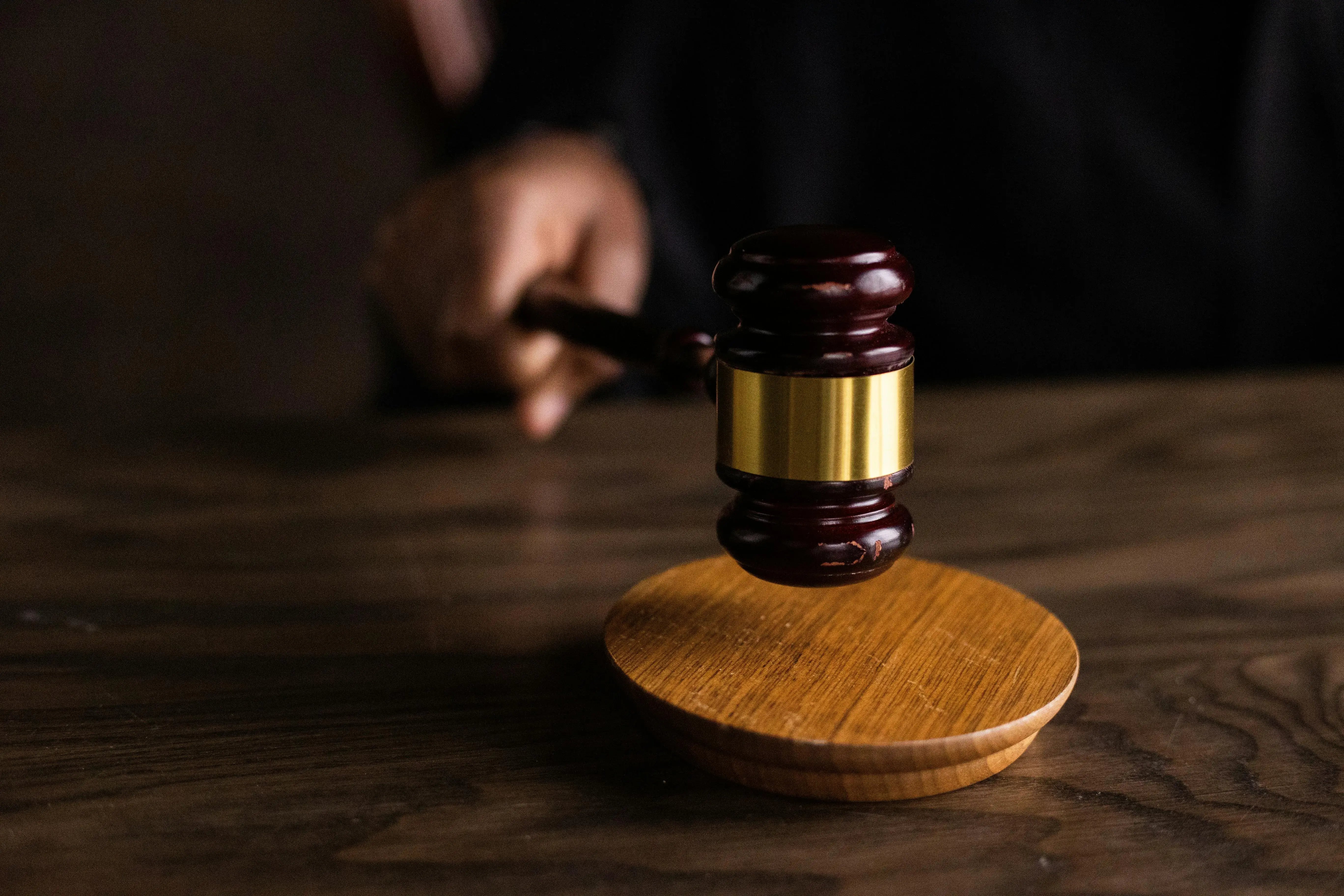 gavel being slammed for environmental violations