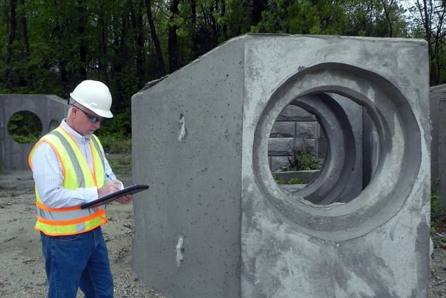 RMA environmental inspection at concrete plant precast inspection picture 3