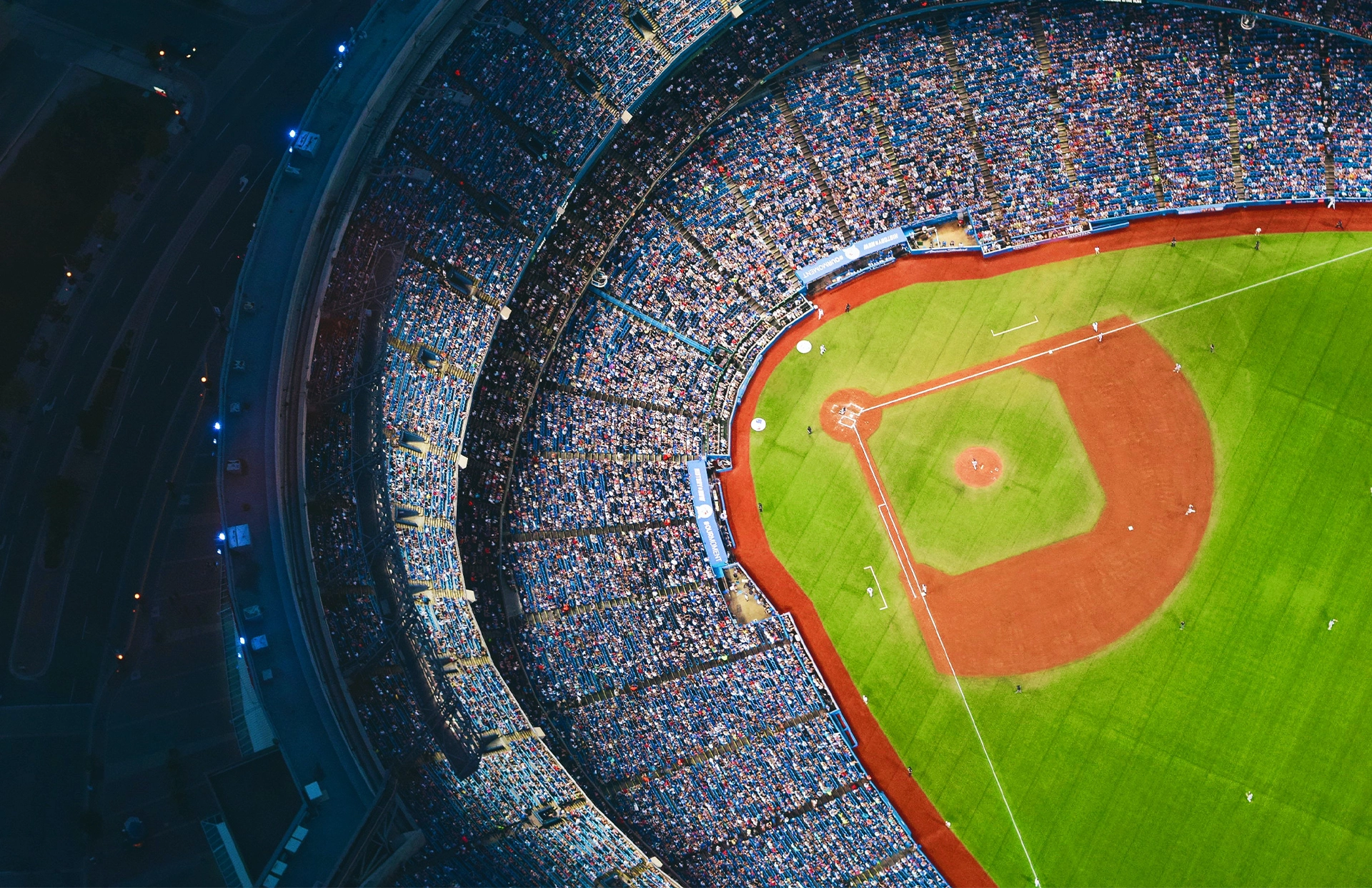 Crowded Baseball Stadium