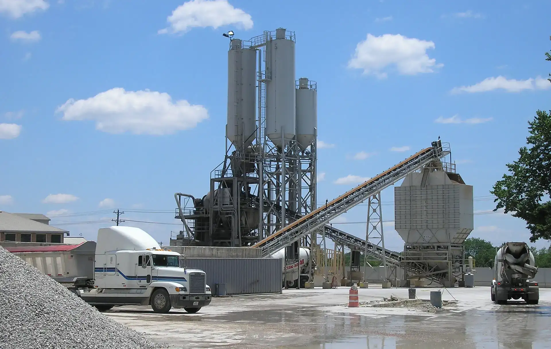 Ready Mix Concrete Plant With Process Water