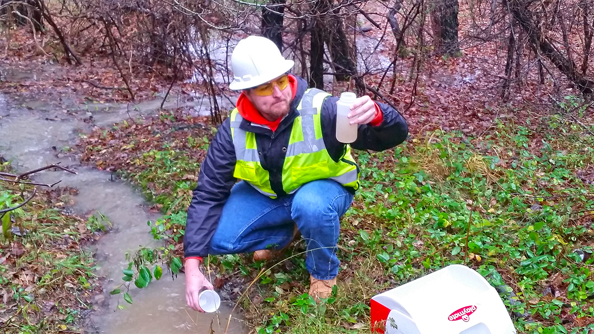 No Discharge Stormwater Sampling