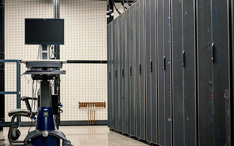 Data Center Interior During Environmental Audit